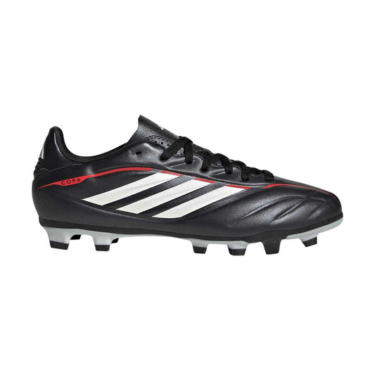 Black-Red - Front - Adidas Childrens-Kids Copa Pure Iv Club Firm Ground Football Boots