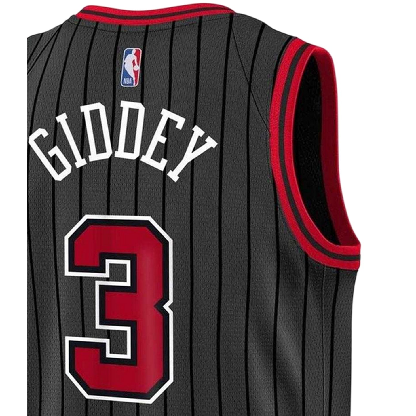 Black - Lifestyle - Nike Childrens-Kids Giddey Chicago Bulls Basketball Jersey