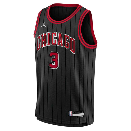 Black - Front - Nike Childrens-Kids Giddey Chicago Bulls Basketball Jersey