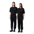 Black - Side - Lacoste Unisex Adult Relaxed Fit Jogging Bottoms