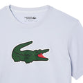 White - Pack Shot - Lacoste Mens Logo Ultra Dry Sport T-Shirt