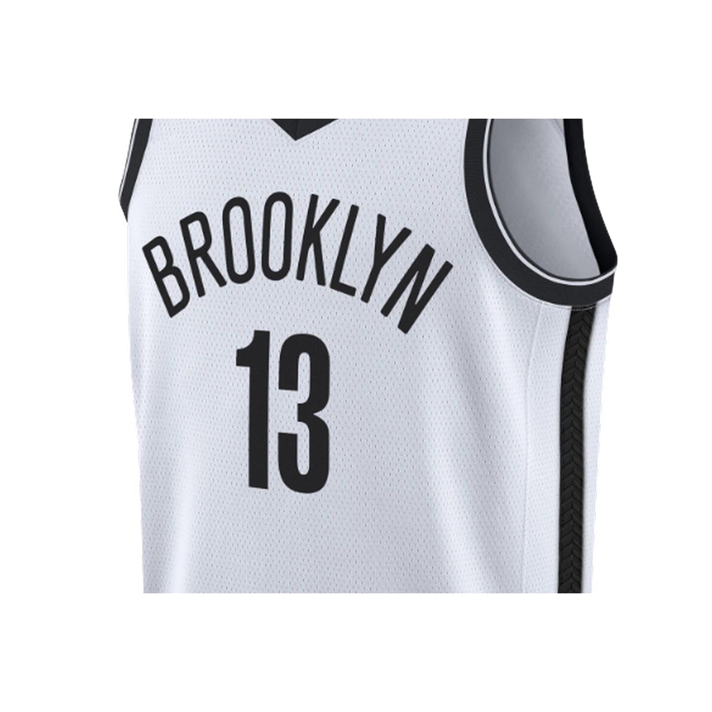 White - Side - Brooklyn Nets Childrens-Kids Thomas Nike Basketball Jersey