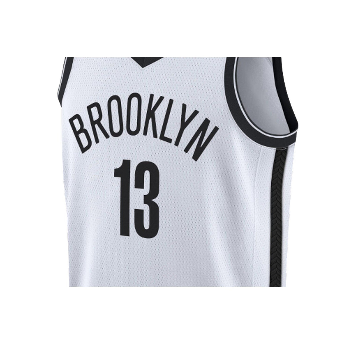 White - Side - Brooklyn Nets Childrens-Kids Thomas Nike Basketball Jersey