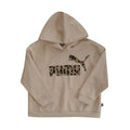 Cream - Front - Puma Childrens-Kids Essentials+ Relaxed Fit Hoodie