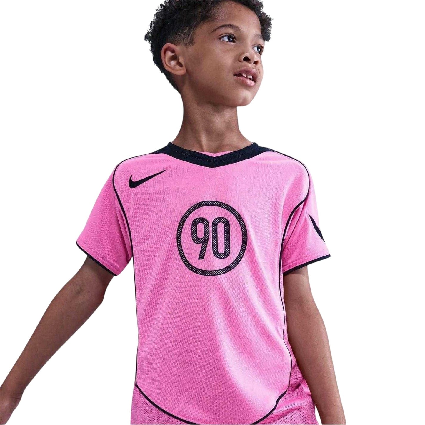 Playful Pink - Lifestyle - Nike Childrens-Kids T90 Piped Dri-FIT Jersey