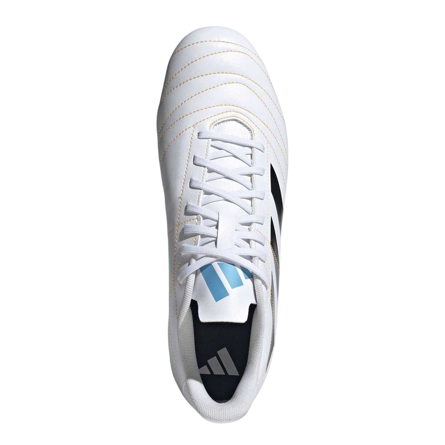 White-Black - Pack Shot - Adidas Mens Kakari Soft Ground Rugby Boots