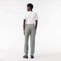 Grey - Back - Lacoste Womens-Ladies Embroidered Straight Leg Jogging Bottoms