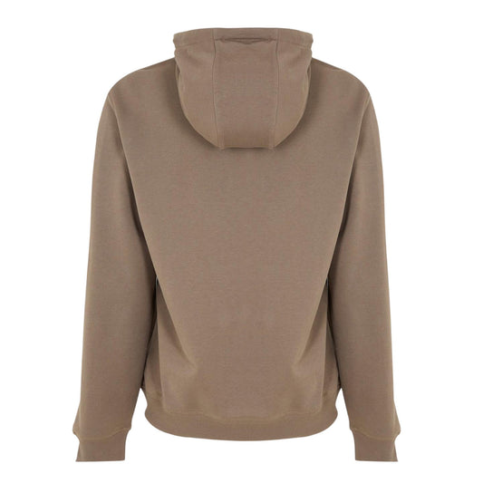 Medium Grey - Front - Hugo Mens Cotton Blend Pullover Hoodie