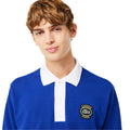 Blue - Pack Shot - Lacoste Mens Badge Classic Polo Shirt