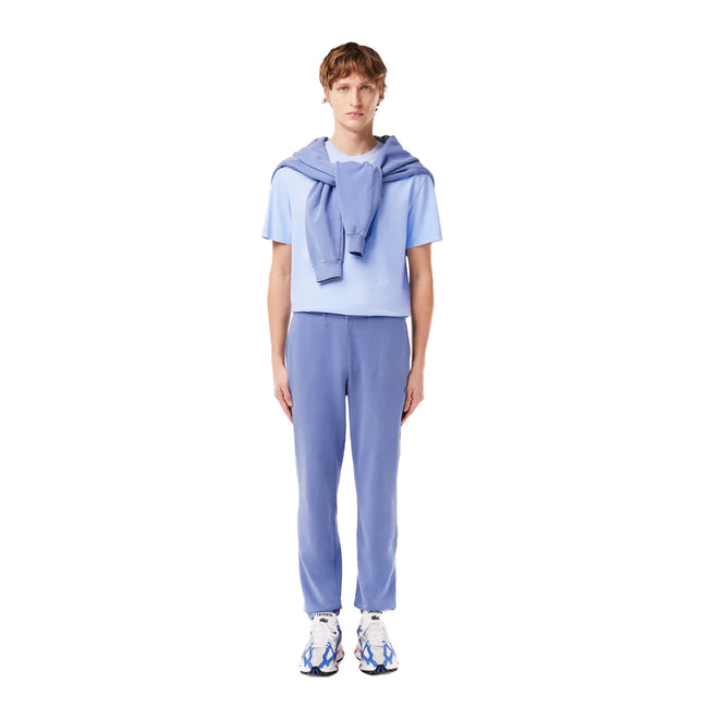 Blue - Side - Lacoste Mens Natural Dyed T-Shirt