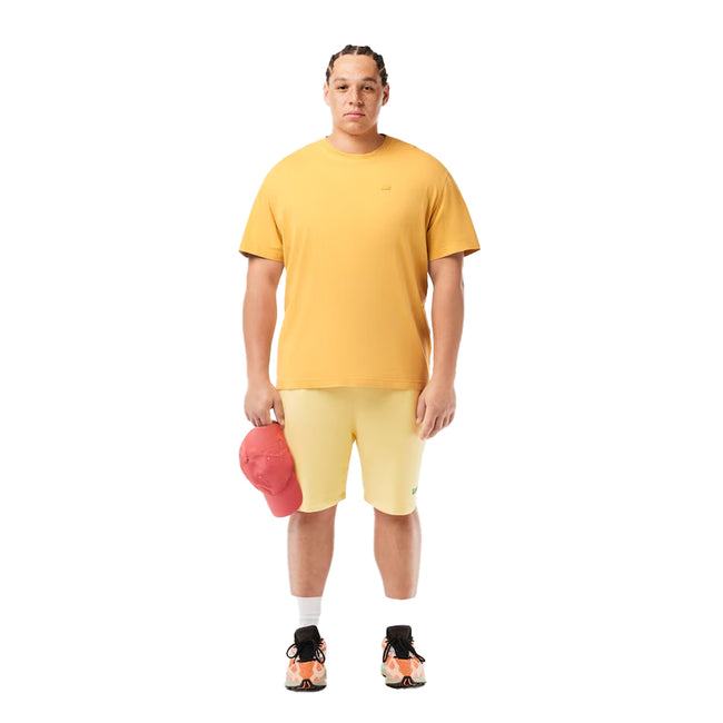 Orange - Side - Lacoste Mens Natural Dyed T-Shirt