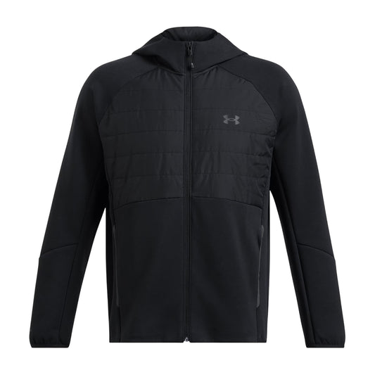 Black - Front - Under Armour Mens Unstoppable Padded Soft Shell Jacket