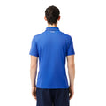 Blue - Back - Lacoste Mens Novak Djokovic Fan Regular Tennis Polo Shirt