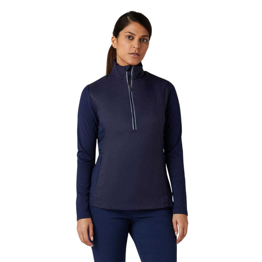 Peacoat - Front - Callaway Womens-Ladies Performance Golf Jacket