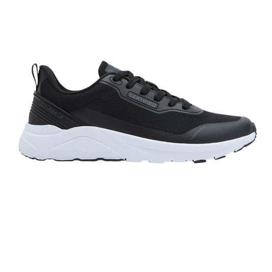 Black - Front - CTI Mens CT 282 Lace Up Trainers