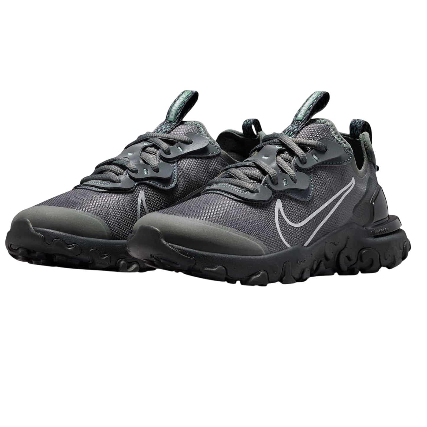 Iron Grey - Lifestyle - Nike Childrens-Kids React Vision Low Cut Trainers