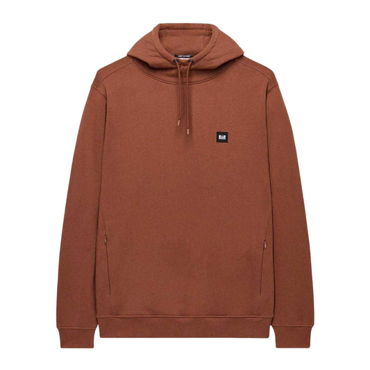 Rust - Front - Weekend Offender Mens Combed Cotton Hoodie
