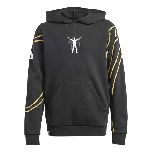 Black - Front - Adidas Childrens-Kids Jude Bellingham Hoodie