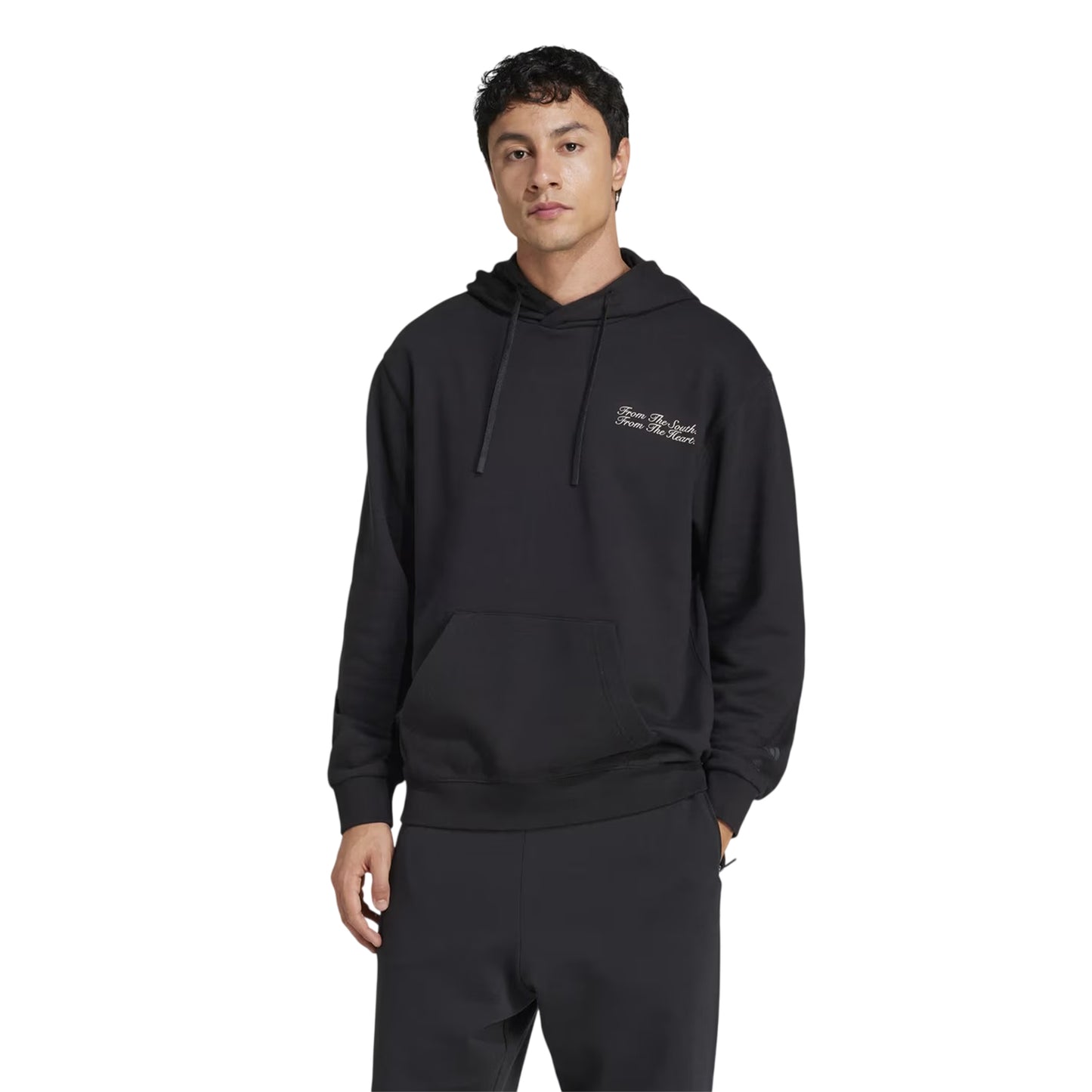 Black - Side - Adidas Mens BSTN FC Bayern Munich Hoodie