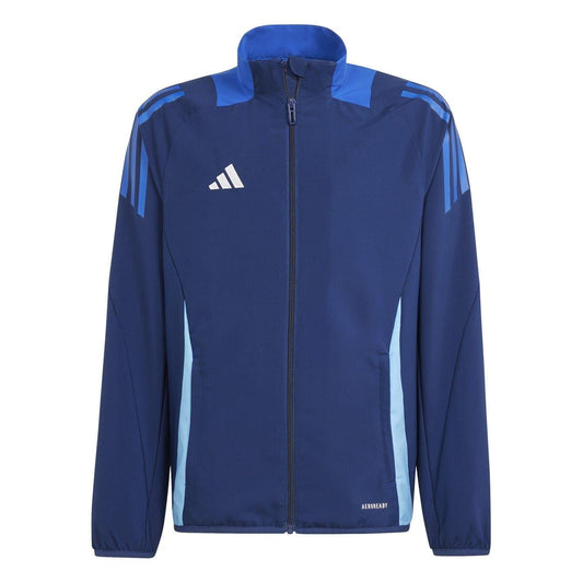 Navy Blue - Front - Adidas Childrens-Kids Tiro 24 Competition Track Jacket