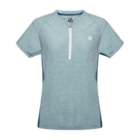 Cameo Green-Dragonfly Green Heather - Front - Dare 2B Womens-Ladies Outdare II Jersey