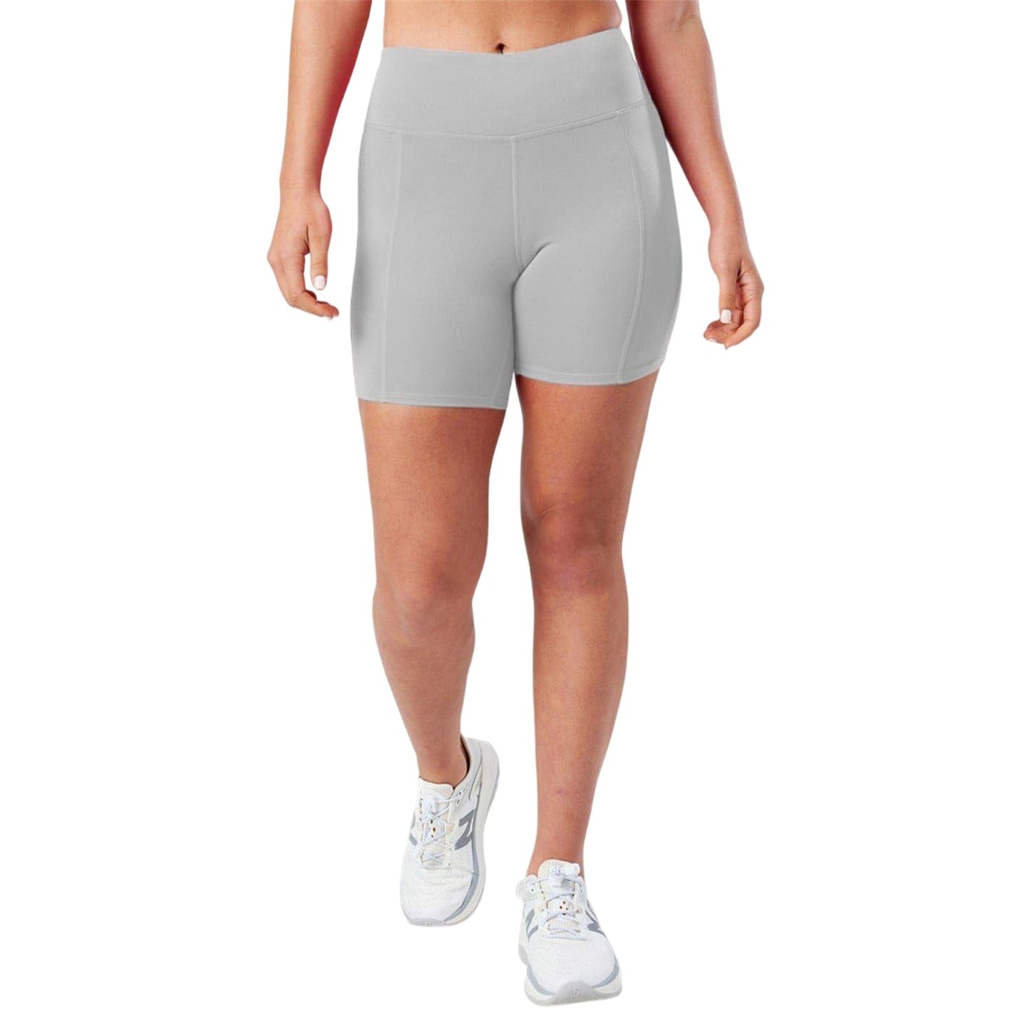 Grey Mist - Side - Nathan Womens-Ladies Slim Shorts