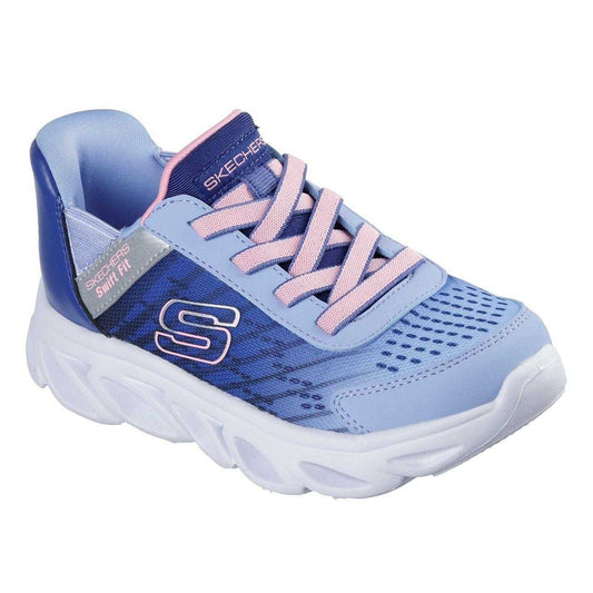 Navy - Front - Skechers Childrens-Kids Flex Glide Trainers