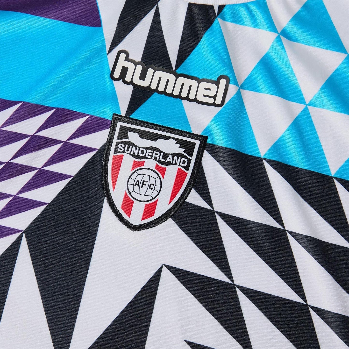 White-Blue - Lifestyle - Sunderland AFC Mens 1992-1993 Retro Football Shirt