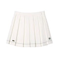 Cream - Front - Lacoste Womens-Ladies Roland-Garros Edition Pleated Skirt