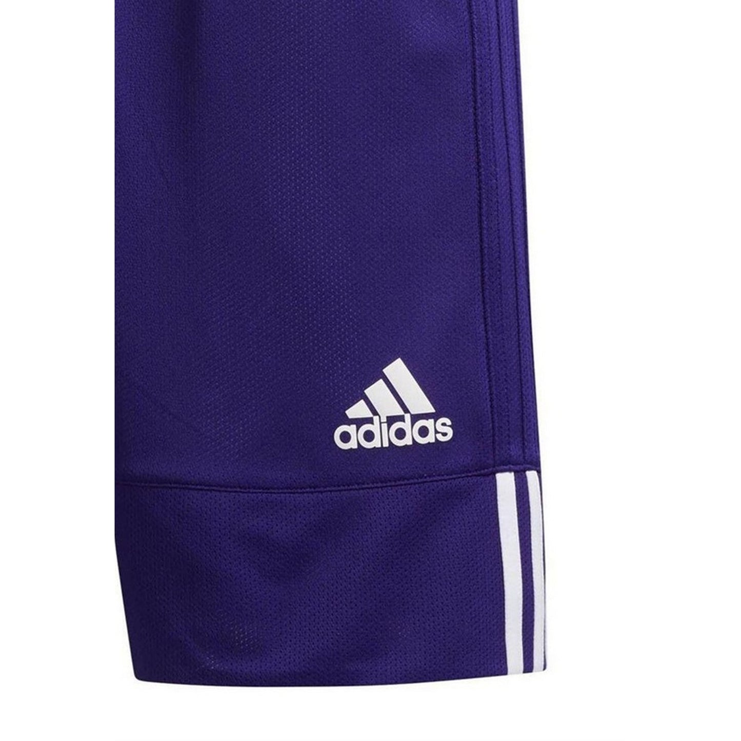 Purple-White - Lifestyle - Adidas Mens Logo Reversible Basketball Shorts