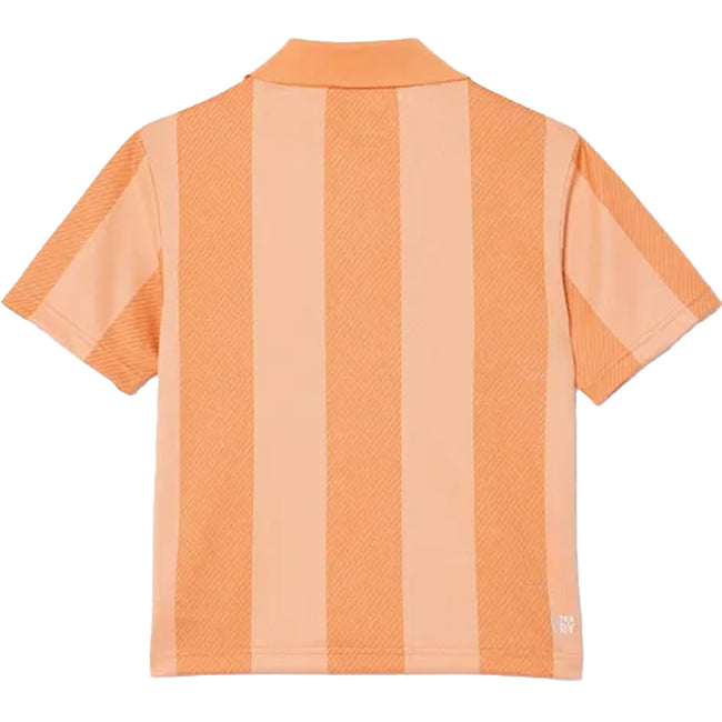 Orange - Back - Lacoste Mens Roland-Garros Edition Polo Shirt