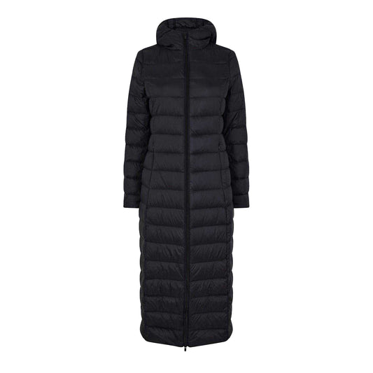 Black - Front - Vila Womens-Ladies Vimanya Relaxed Fit Hooded Jacket