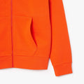 Orange - Pack Shot - Lacoste Mens Fleece Full Zip Hoodie