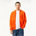 Orange - Front - Lacoste Mens Fleece Full Zip Hoodie