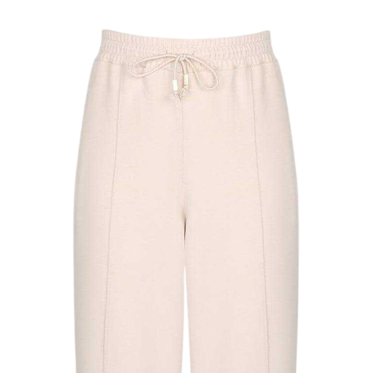 Neutral - Side - Biba Womens-Ladies Logo Wide Leg Jogging Bottoms
