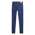 Dark Blue - Back - Levis Womens-Ladies 720 Rinse High Rise Super Skinny Jeans