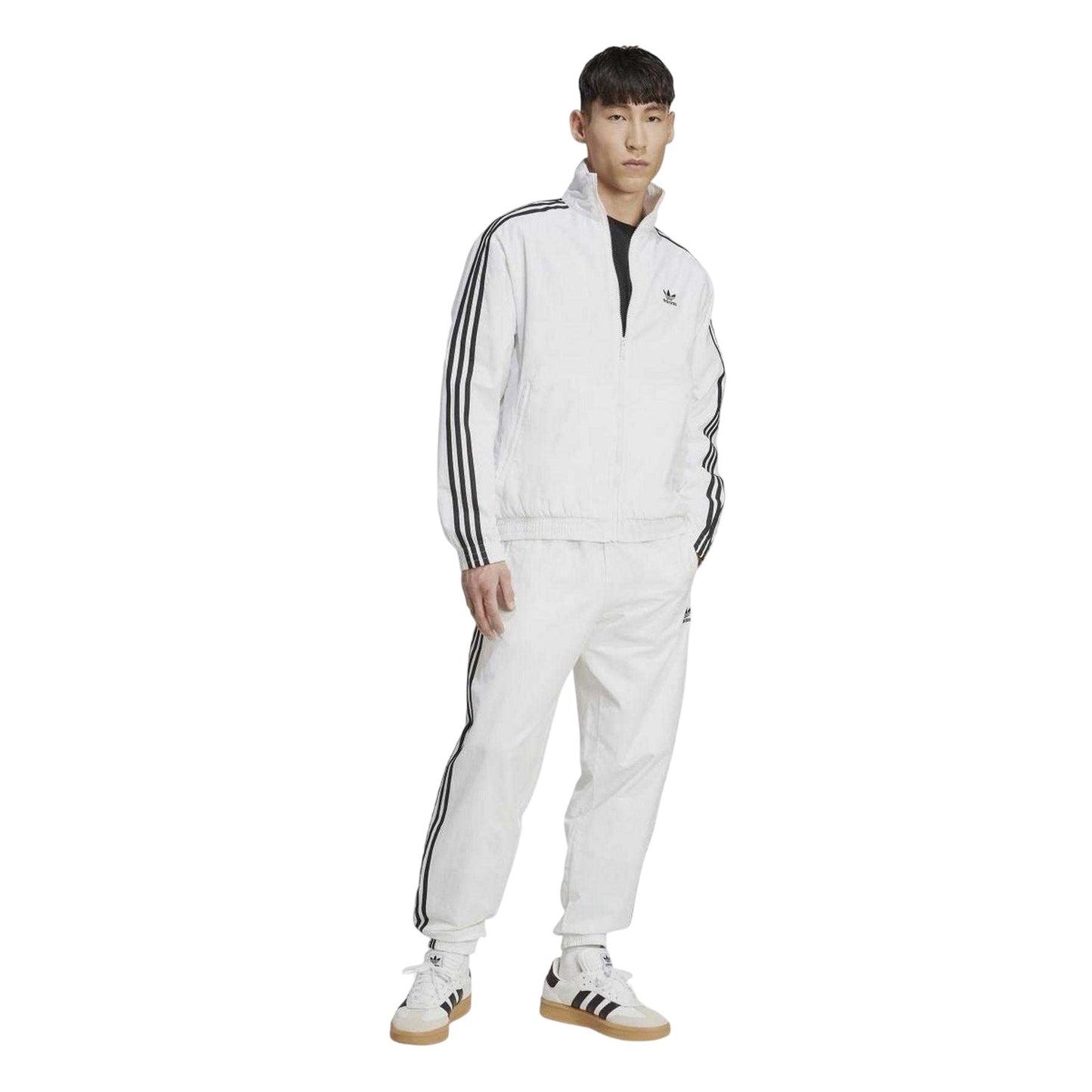 White - Pack Shot - Adidas Mens Firebird Woven Track Top