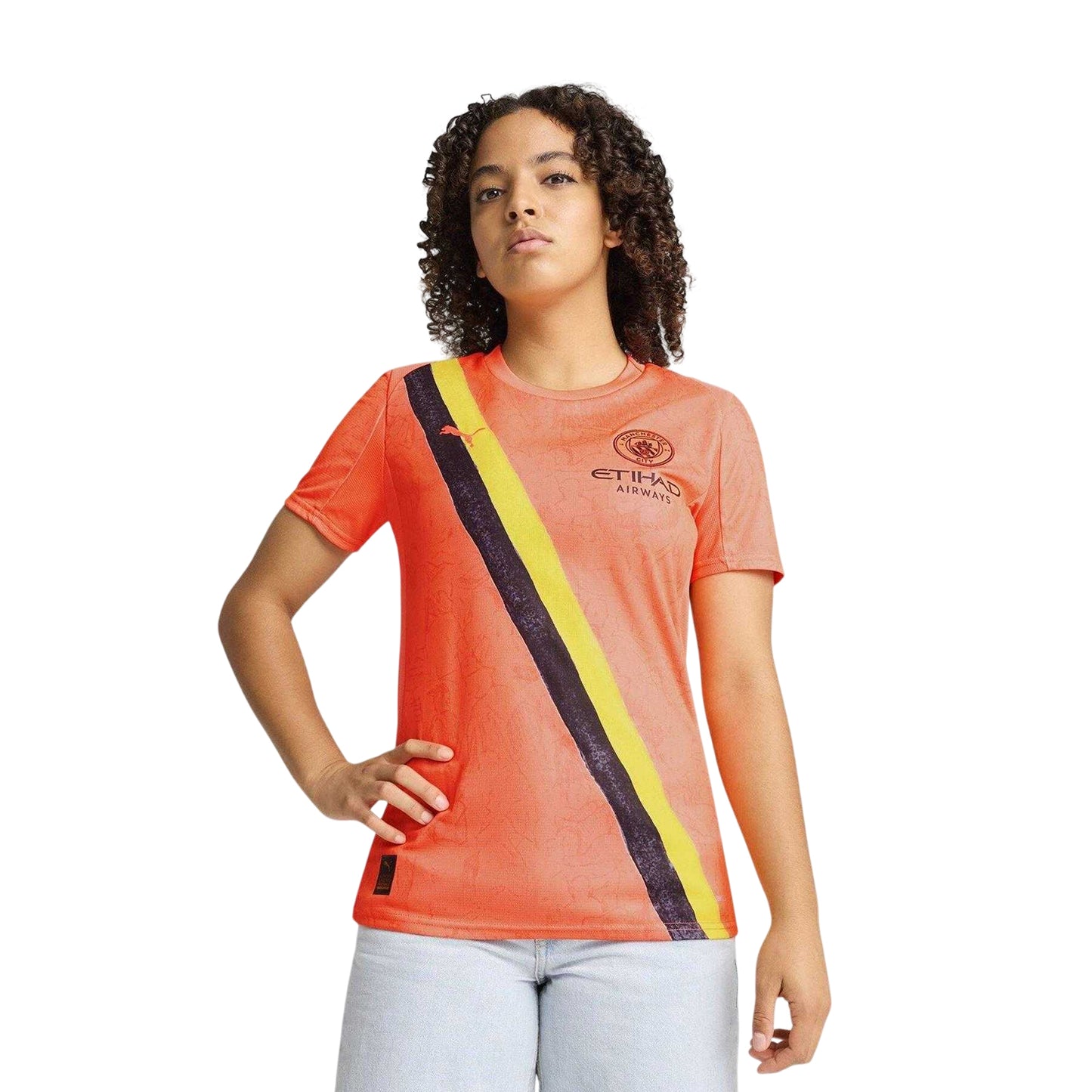 Neon Orange - Lifestyle - Puma Womens-Ladies KidSuper Manchester City FC Goalkeeper Jersey