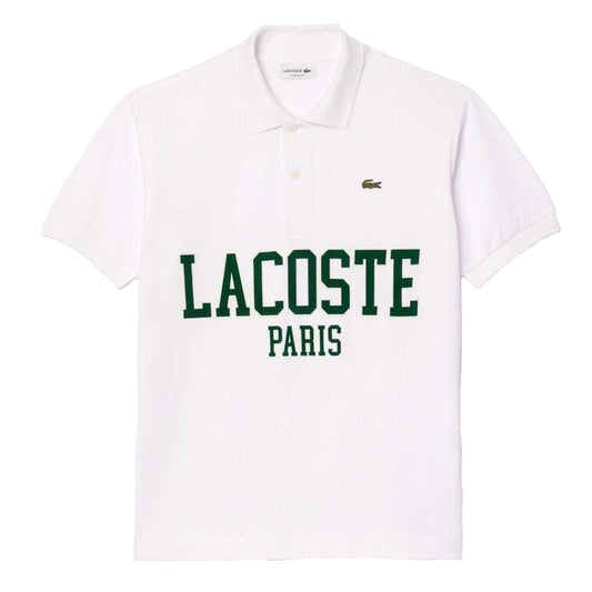 White - Front - Lacoste Mens Pique Classic Polo Shirt