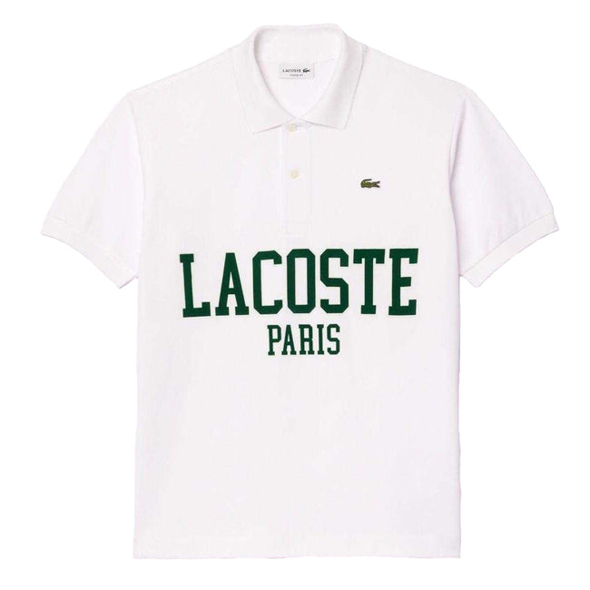 White - Front - Lacoste Mens Pique Classic Polo Shirt