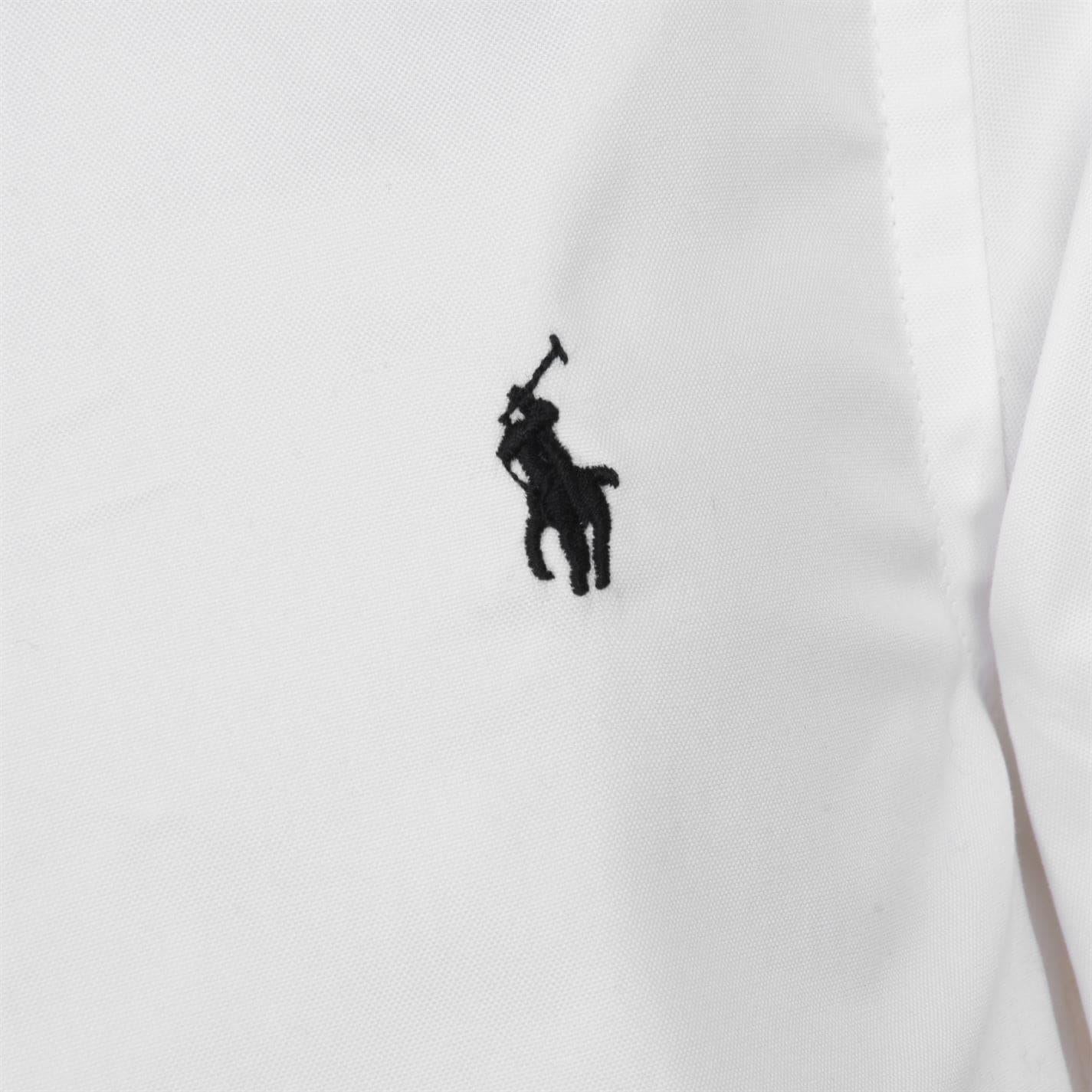 White - Side - Ralph Lauren Boys Oxford Long-Sleeved Shirt
