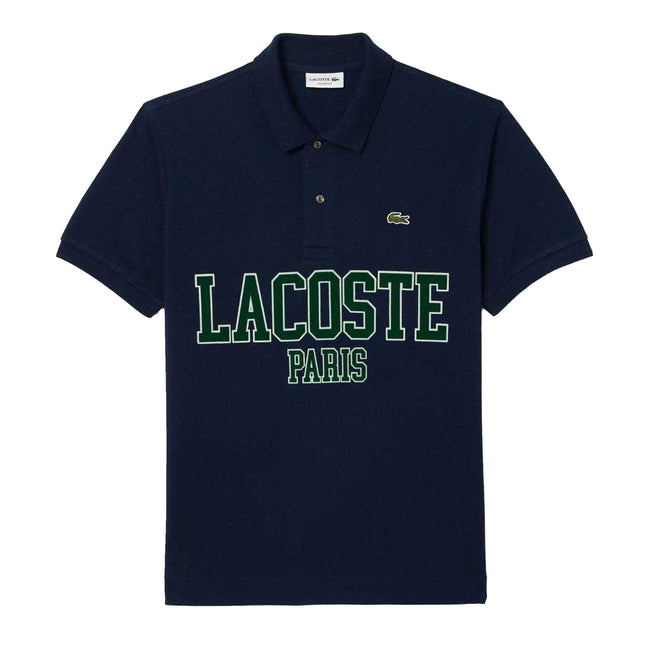 Blue - Front - Lacoste Mens Pique Classic Polo Shirt