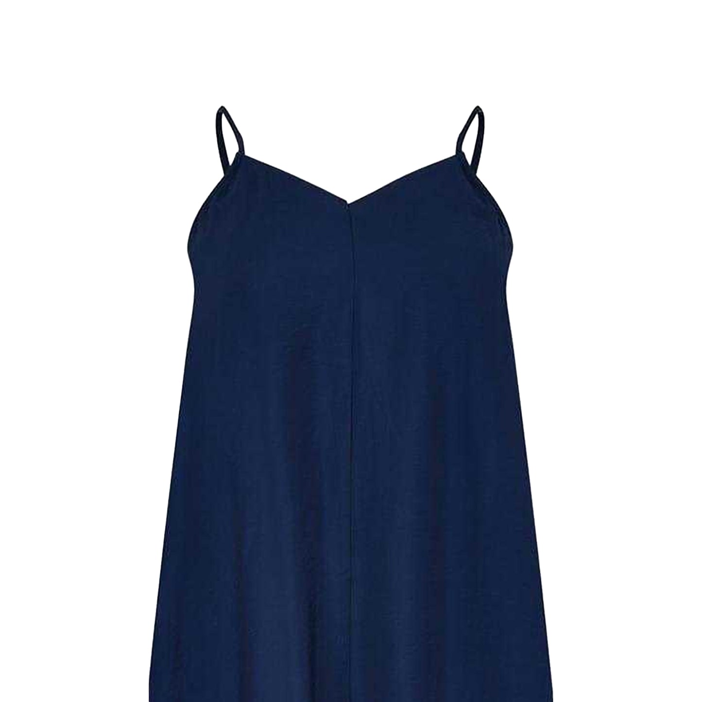 Navy Blazer - Side - Vero Moda Womens-Ladies Josie Spaghetti Strap Slip Dress