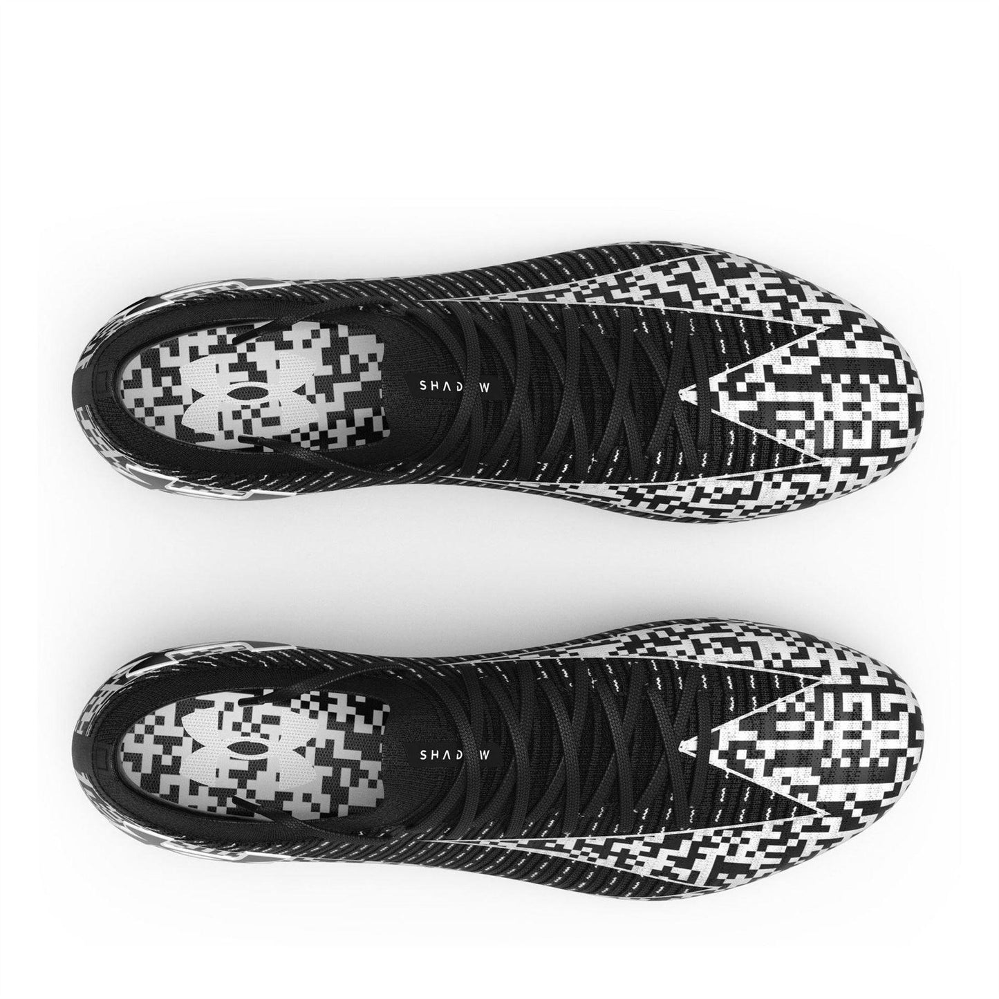 Black-White - Close up - Under Armour Unisex Adult Elite 3 Firm Ground Football Boots