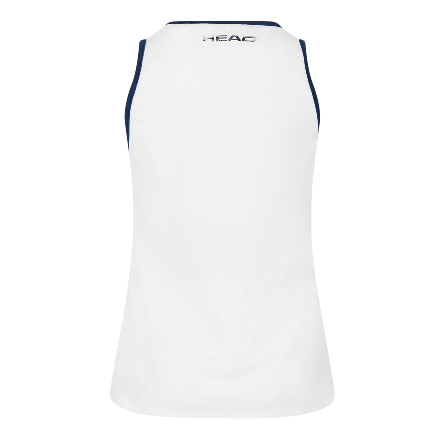 White-Navy-Pink - Back - Head Womens-Ladies Colour Block Tank Top