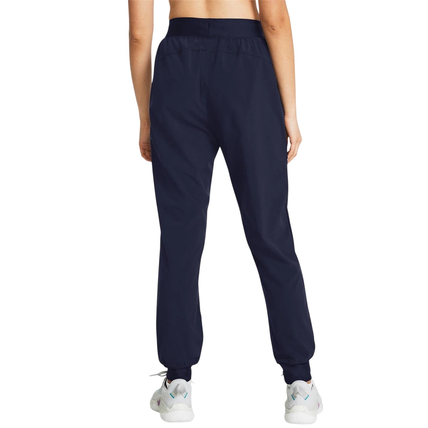 Blue - Pack Shot - Under Armour Womens-Ladies High Rise Joggers