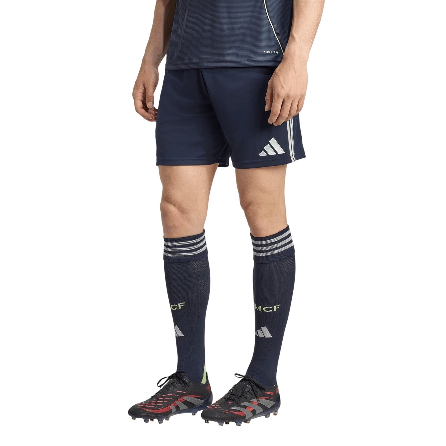 Blue - Pack Shot - Adidas Mens 2025-2026 Real Madrid CF Away Shorts