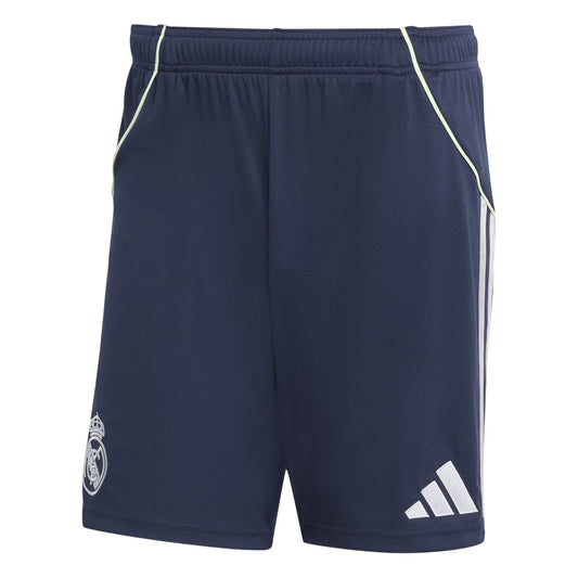 Blue - Front - Adidas Mens 2025-2026 Real Madrid CF Away Shorts