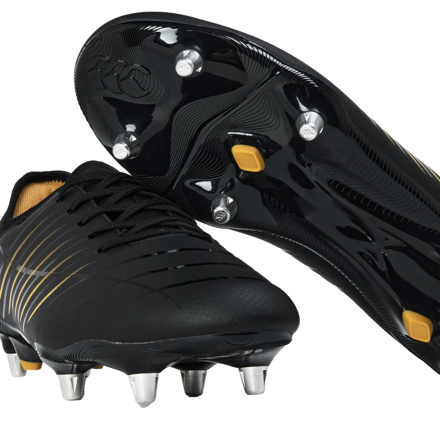 Black - Lifestyle - Canterbury Mens Phoenix 2.0 Soft Ground Rugby Boots