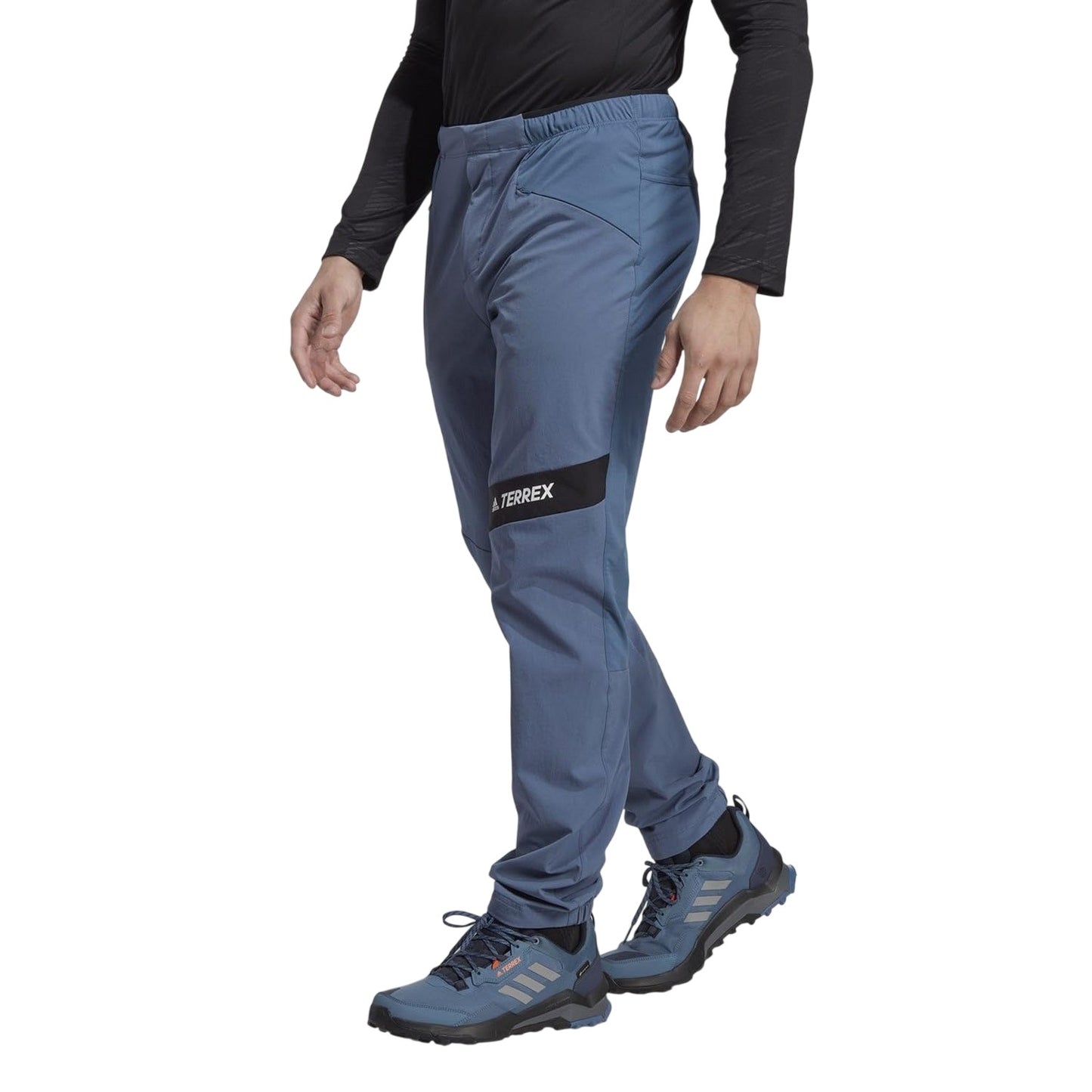 Blue - Lifestyle - Adidas Womens-Ladies Terrex Hiking Tracksuit Bottoms
